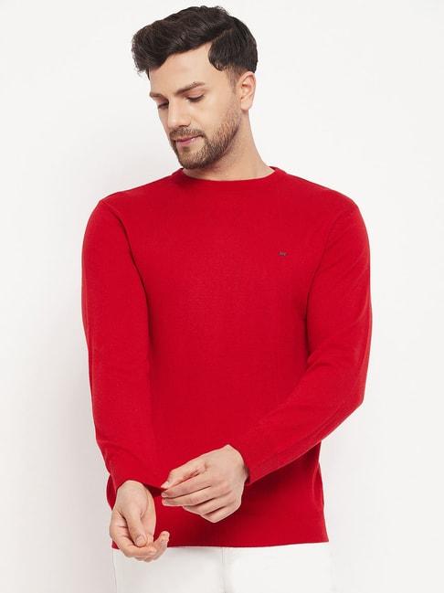 okane red regular fit sweater