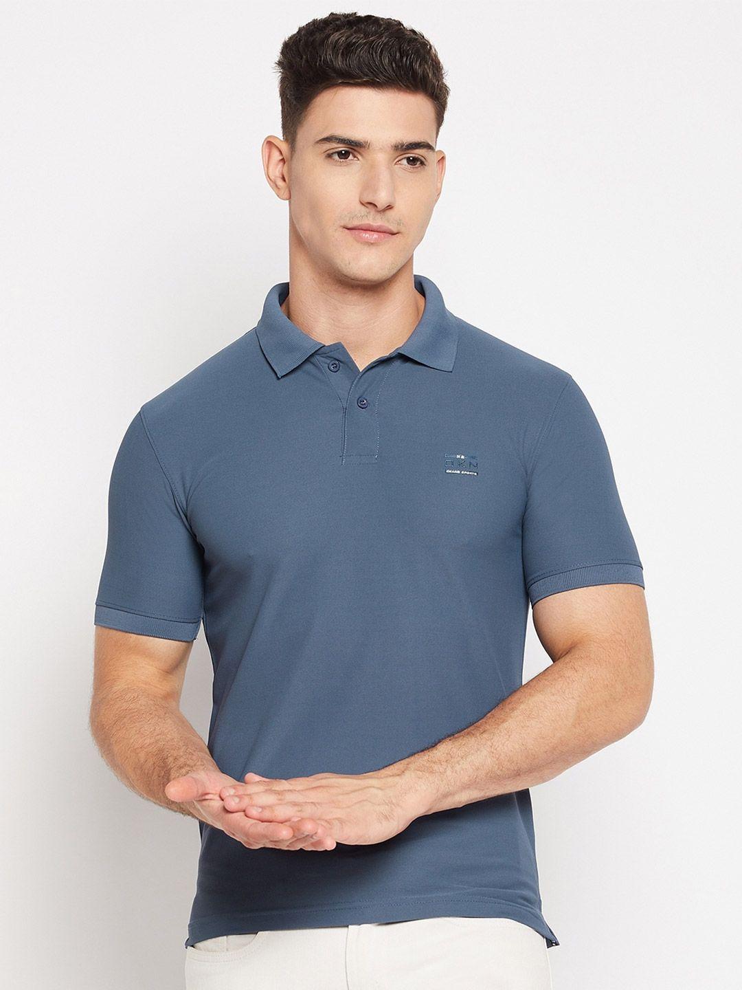 okane  polo collar slim fit t-shirt