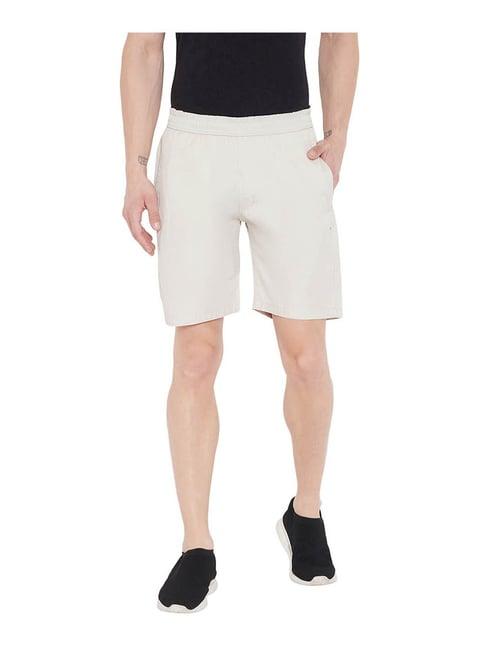 okane cream regular fit shorts