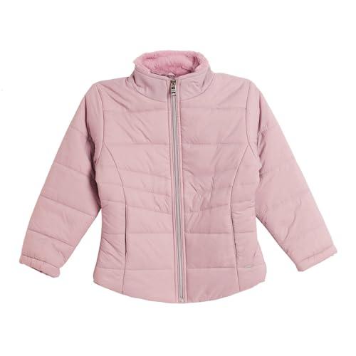 okane girls solid nylon puffer jacket