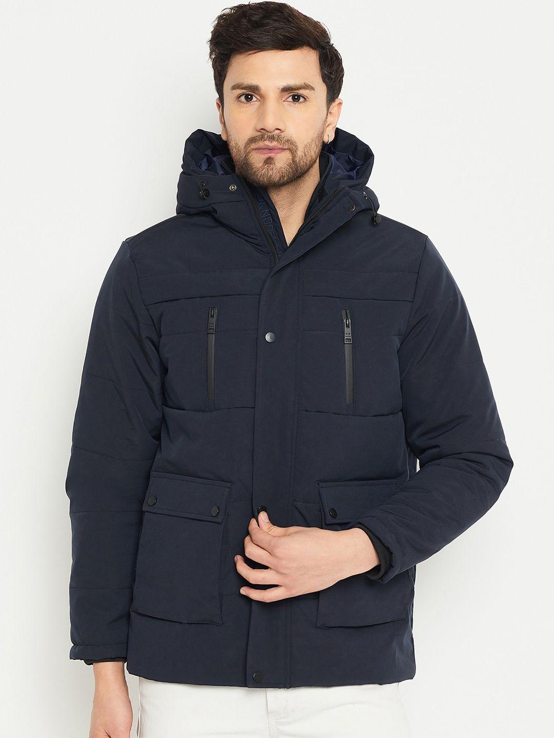 okane hooded lightweight padded jacket