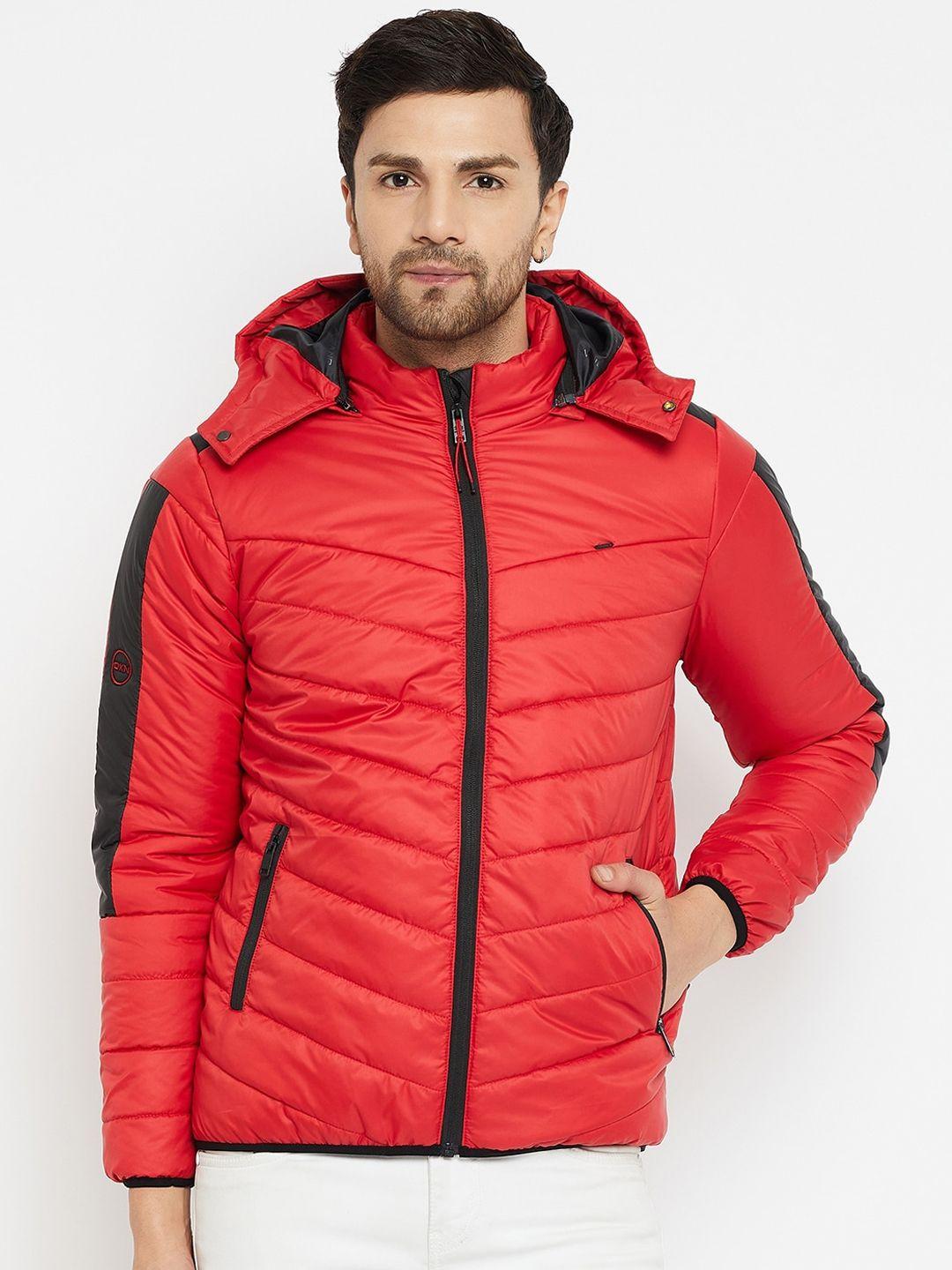 okane hooded lightweight puffer jacket