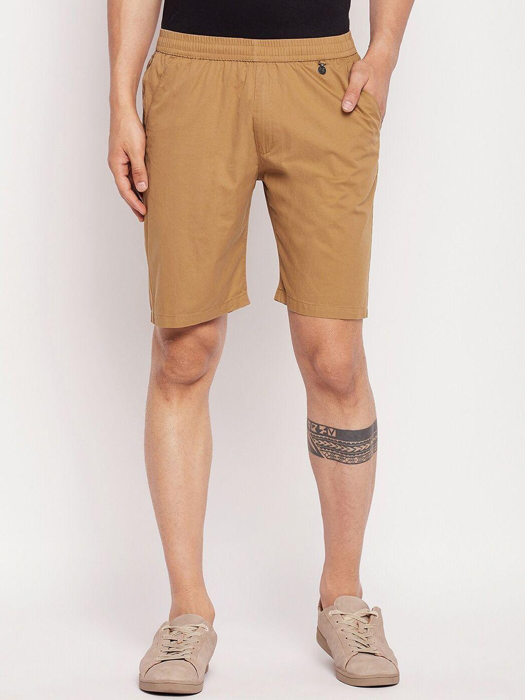 okane men mid-rise regular cotton shorts