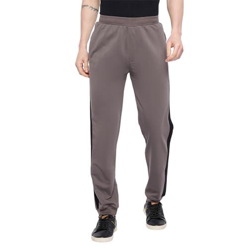 okane mens solid grey jogger pant