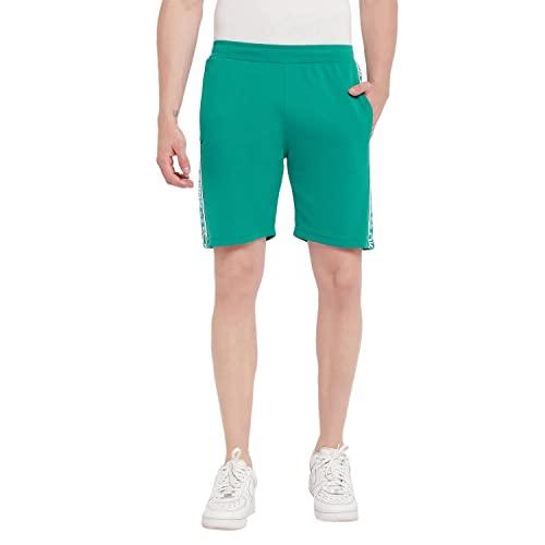 okane mens summer shorts teal