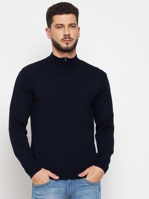 okane navy full sleeves sweater