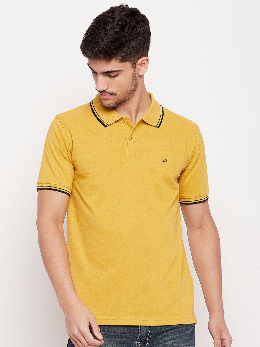 okane polo collar t-shirt