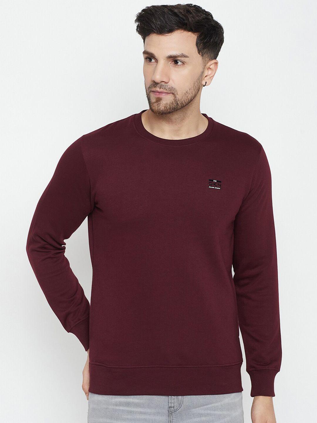 okane round neck cotton sweatshirt