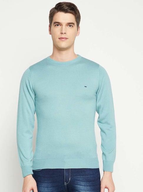 okane sea green sweater