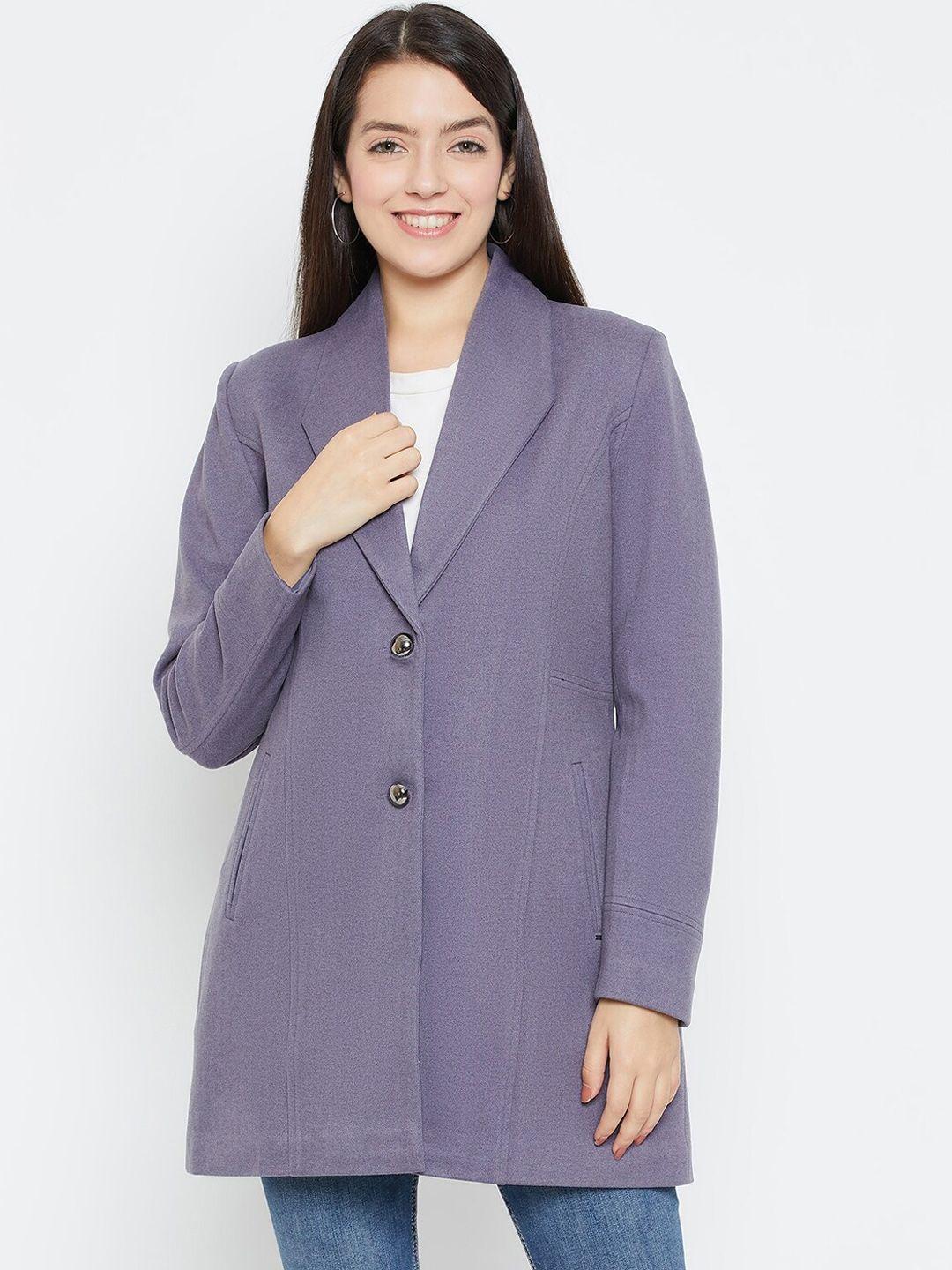 okane shawl collar tweed overcoat