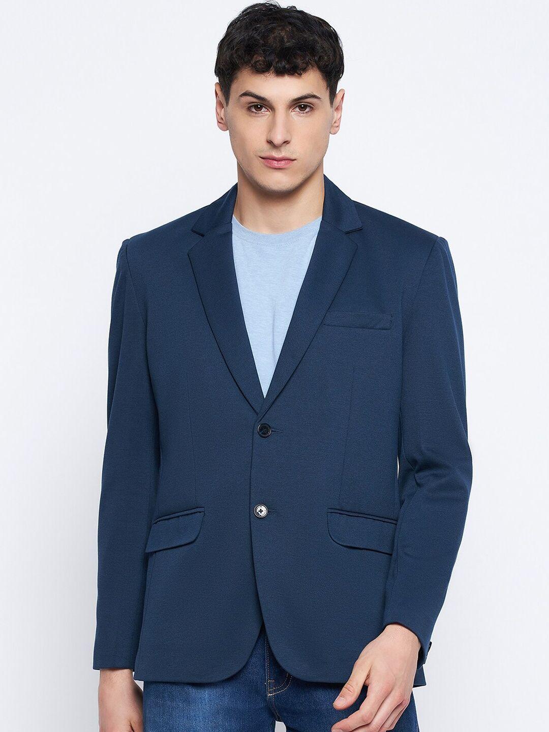 okane single-breasted notched lapel blazer