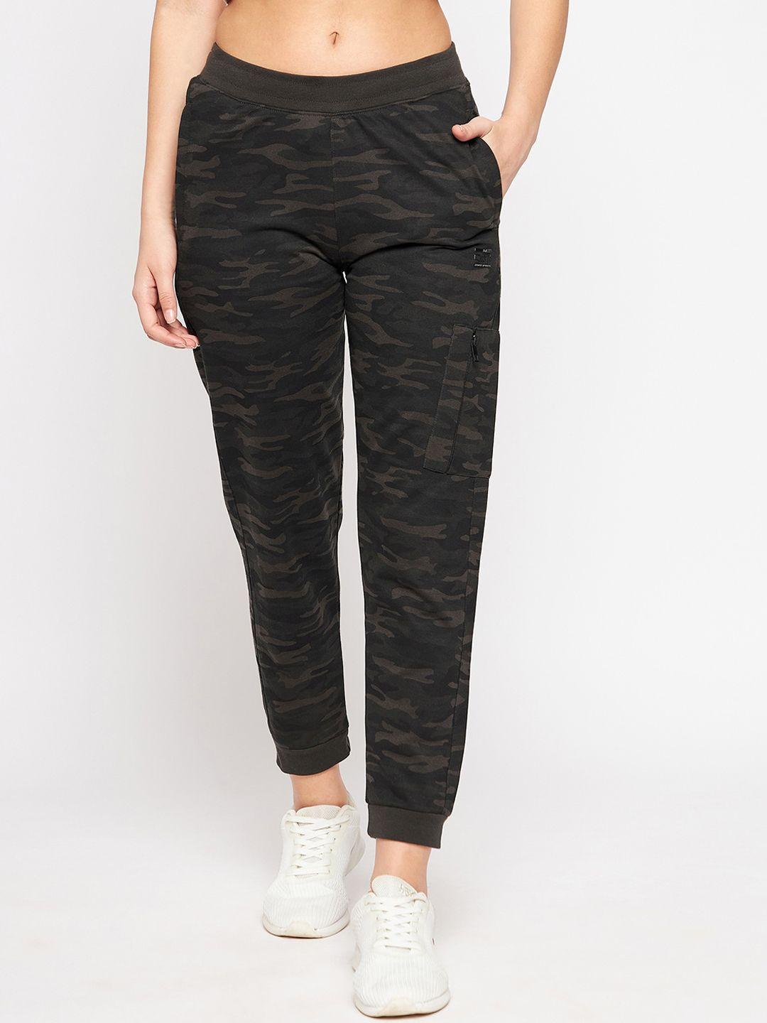 okane women grey printed joggers