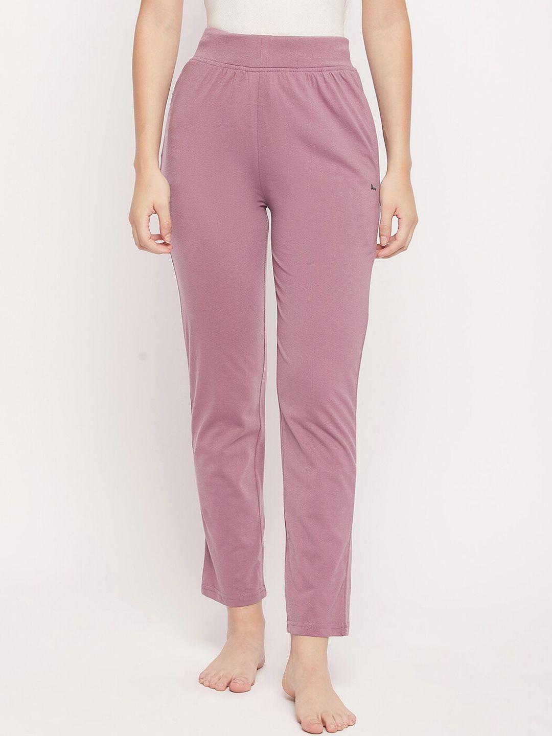 okane women high-rise cotton lounge pants