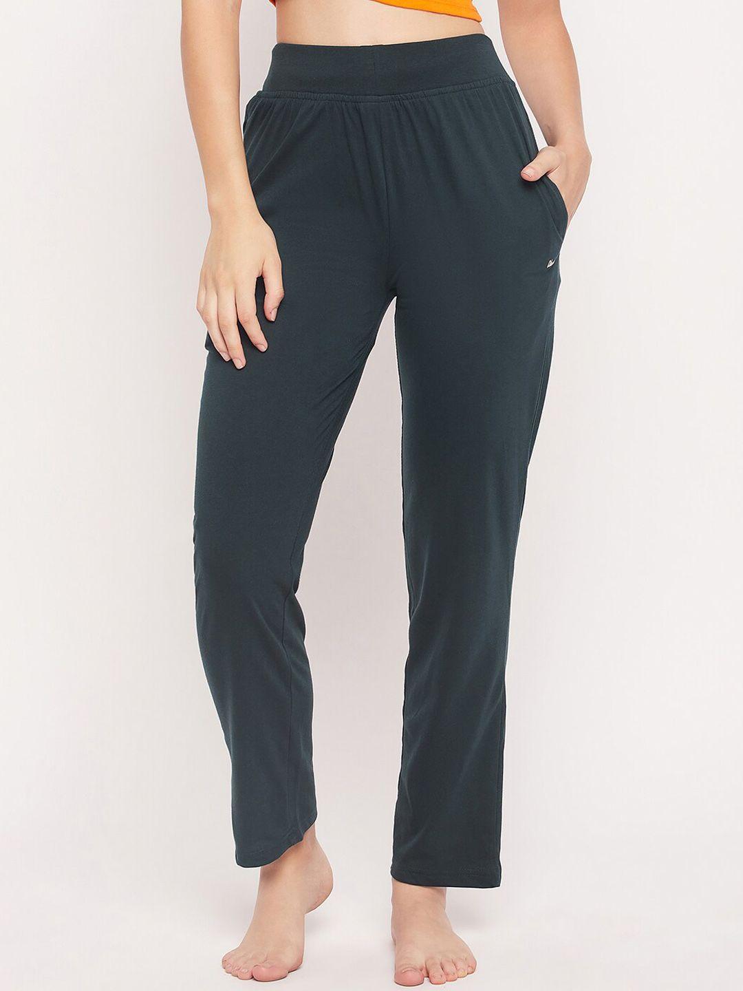 okane women mid rise cotton lounge pants