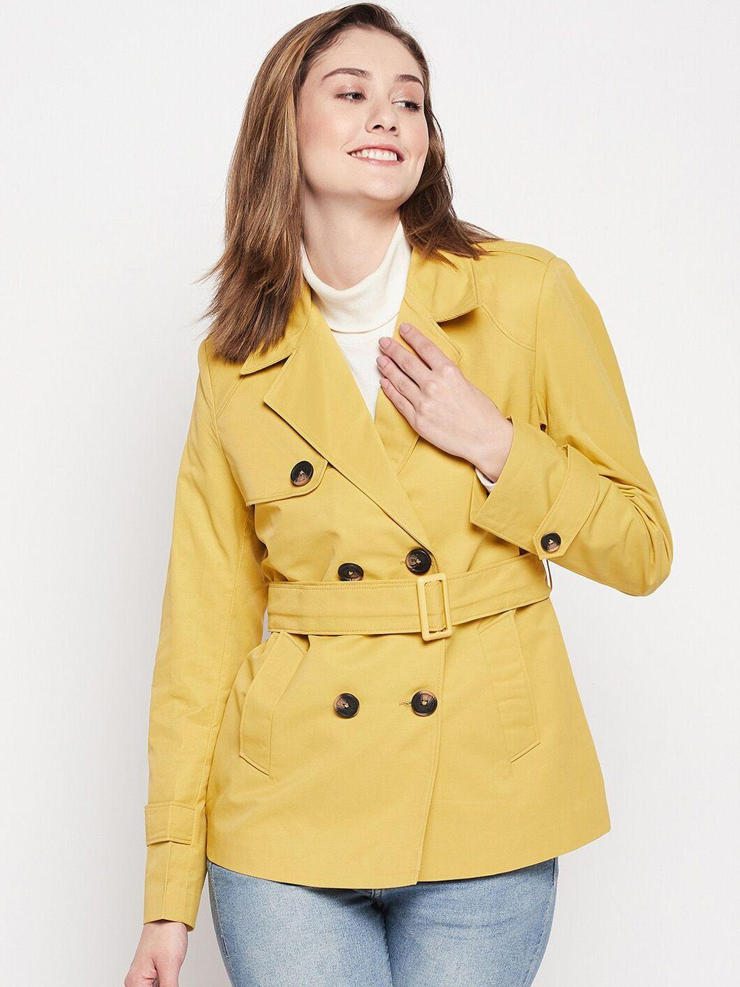 okane women single-breasted trench coats