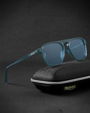 okhaydnmbc3 men full-rim square sunglasses