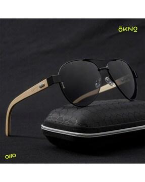 oknashwdc1 uv-protected aviator sunglasses