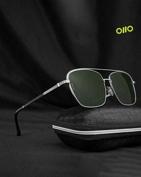 oknavigatorc1 full-rim frame rectangular sunglasses