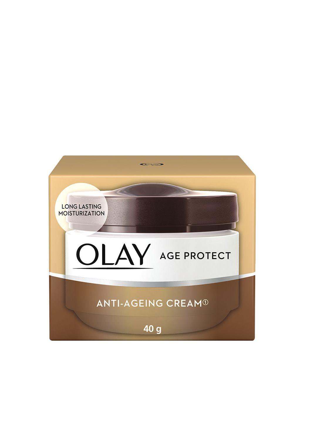 olay age protect anti-ageing cream with salicylic acid & bha 40 gm