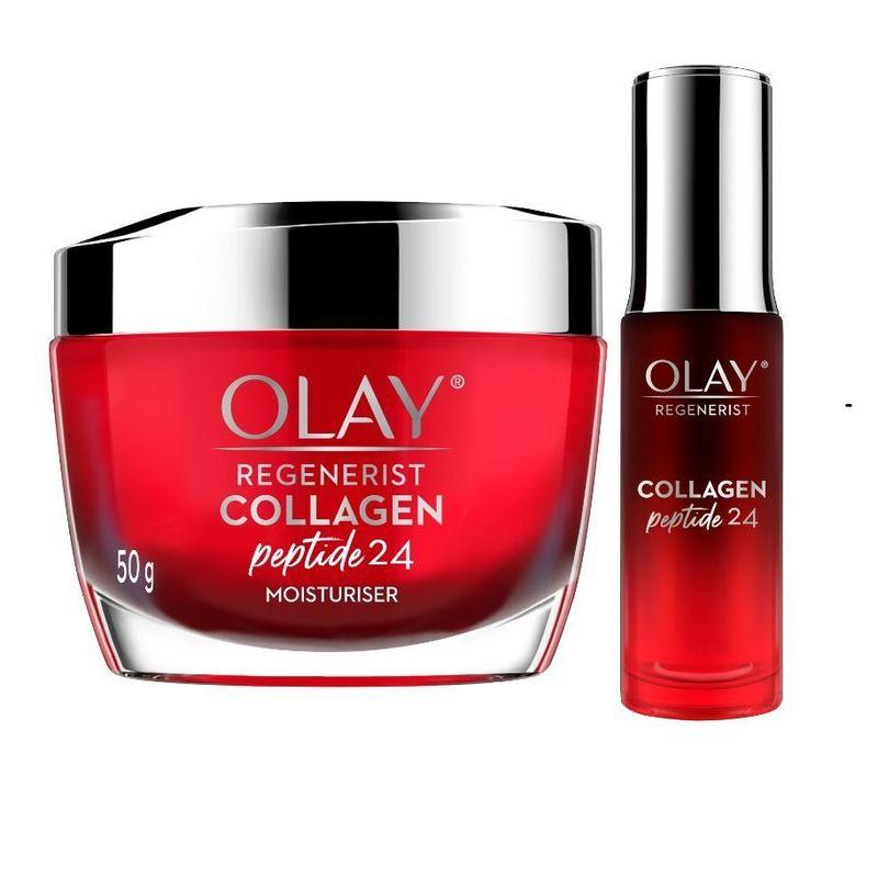 olay collagen peptide am to pm skincare pack