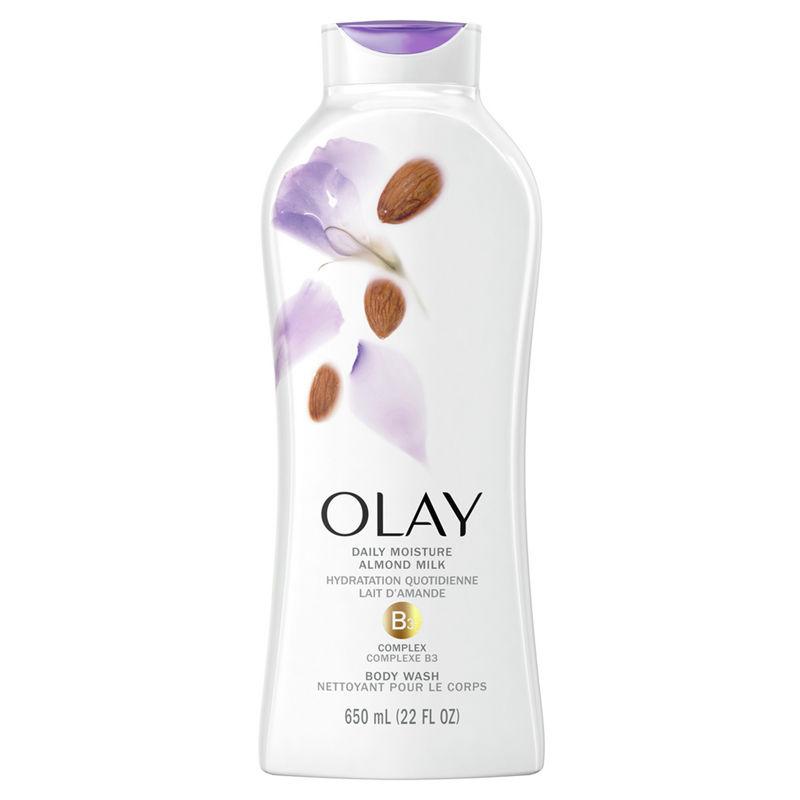olay daily moisture body wash with almond milk