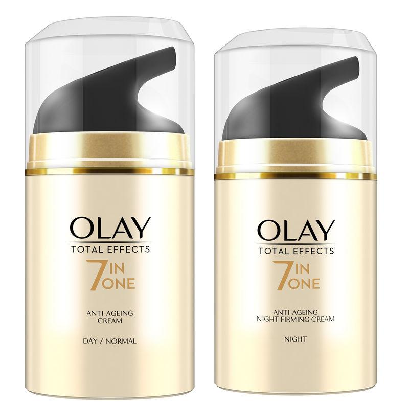 olay total effects 7 in one anti-ageing day and night regime for normal skin