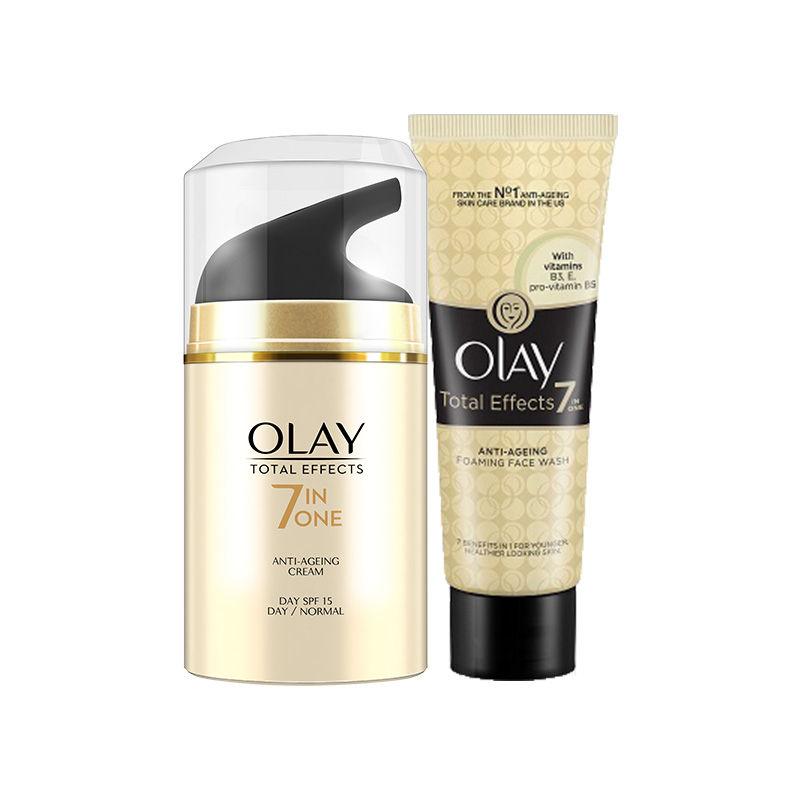 olay total effects normal uv + total effects cleanser combo
