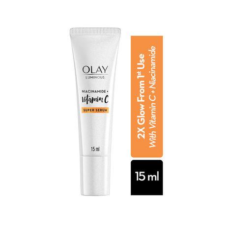 olay vitamin c super serum| 99% pure niacinamide | 2x glow from 1st use | 78% spot reduction | 15 ml