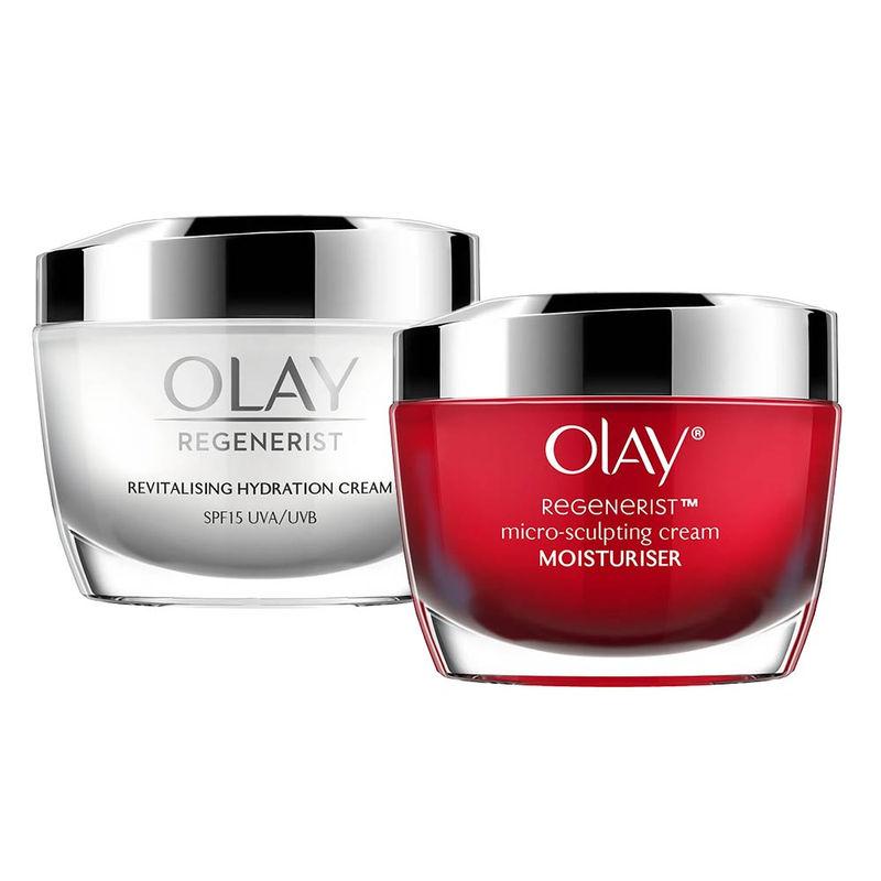 olay regenerist day & night cream regime