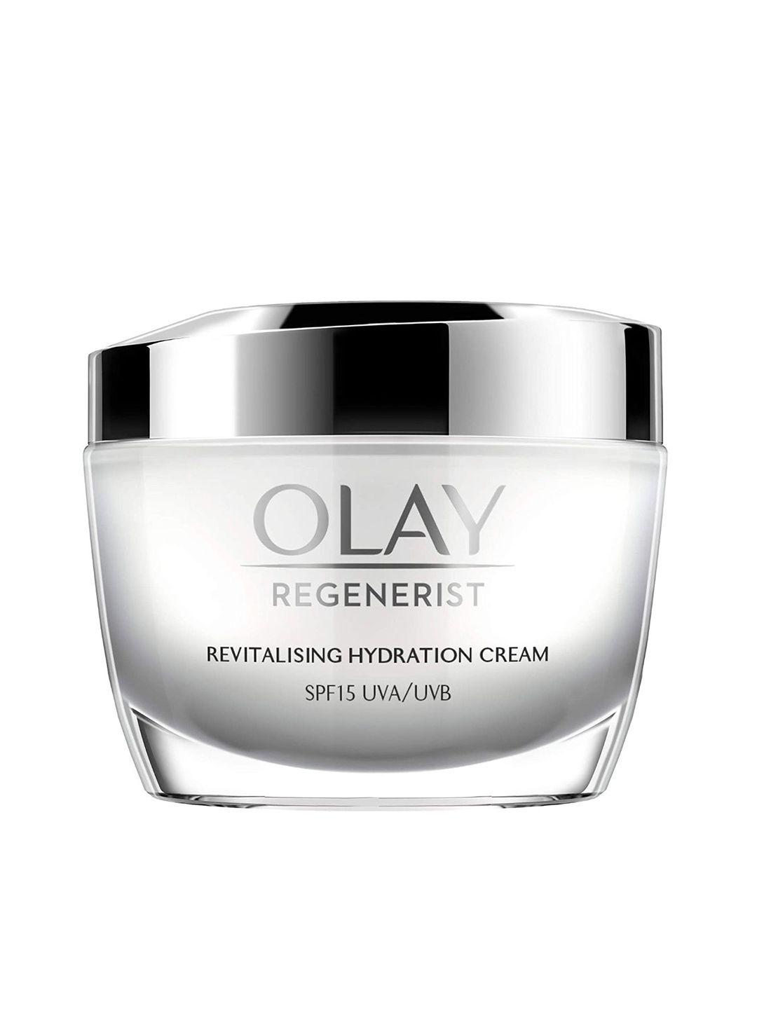 olay regenerist revitalising hydration cream spf 15 with hyaluronic acid & niacinamide 50g