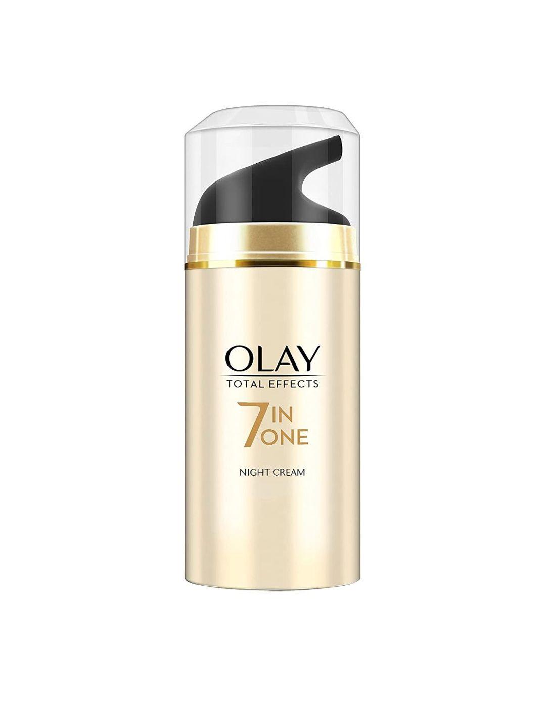 olay total effects 7 in one night cream with vitamin c niacinamide & green tea 20 g