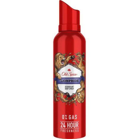 old spice lionpride no gas deodorant body spray perfume (140 ml)