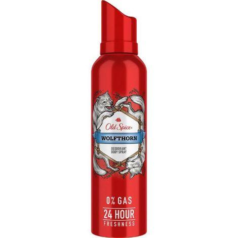 old spice wolfthorn no gas deodorant body spray perfume (140 ml)