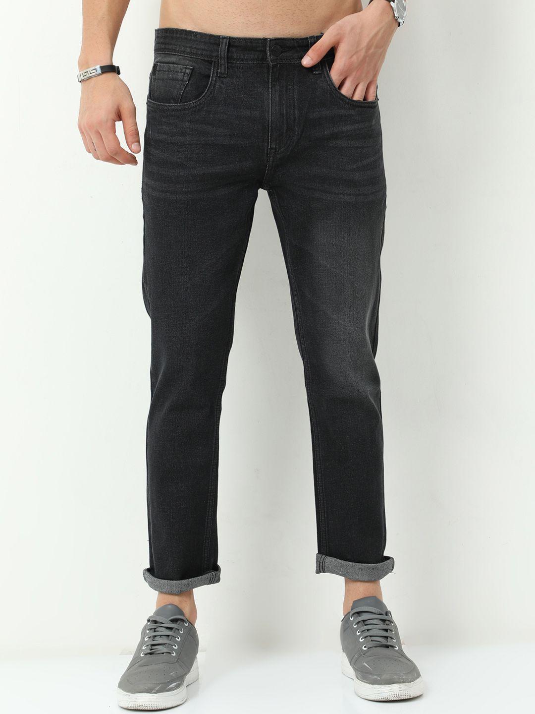 old grey men black slim fit stretchable jeans