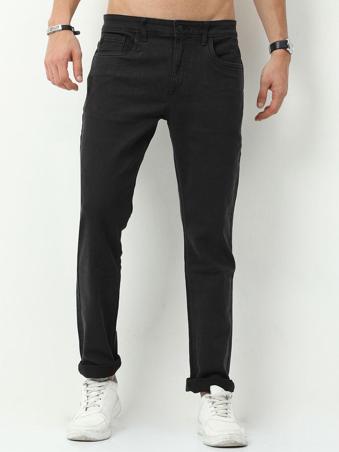 old grey men black slim fit stretchable jeans