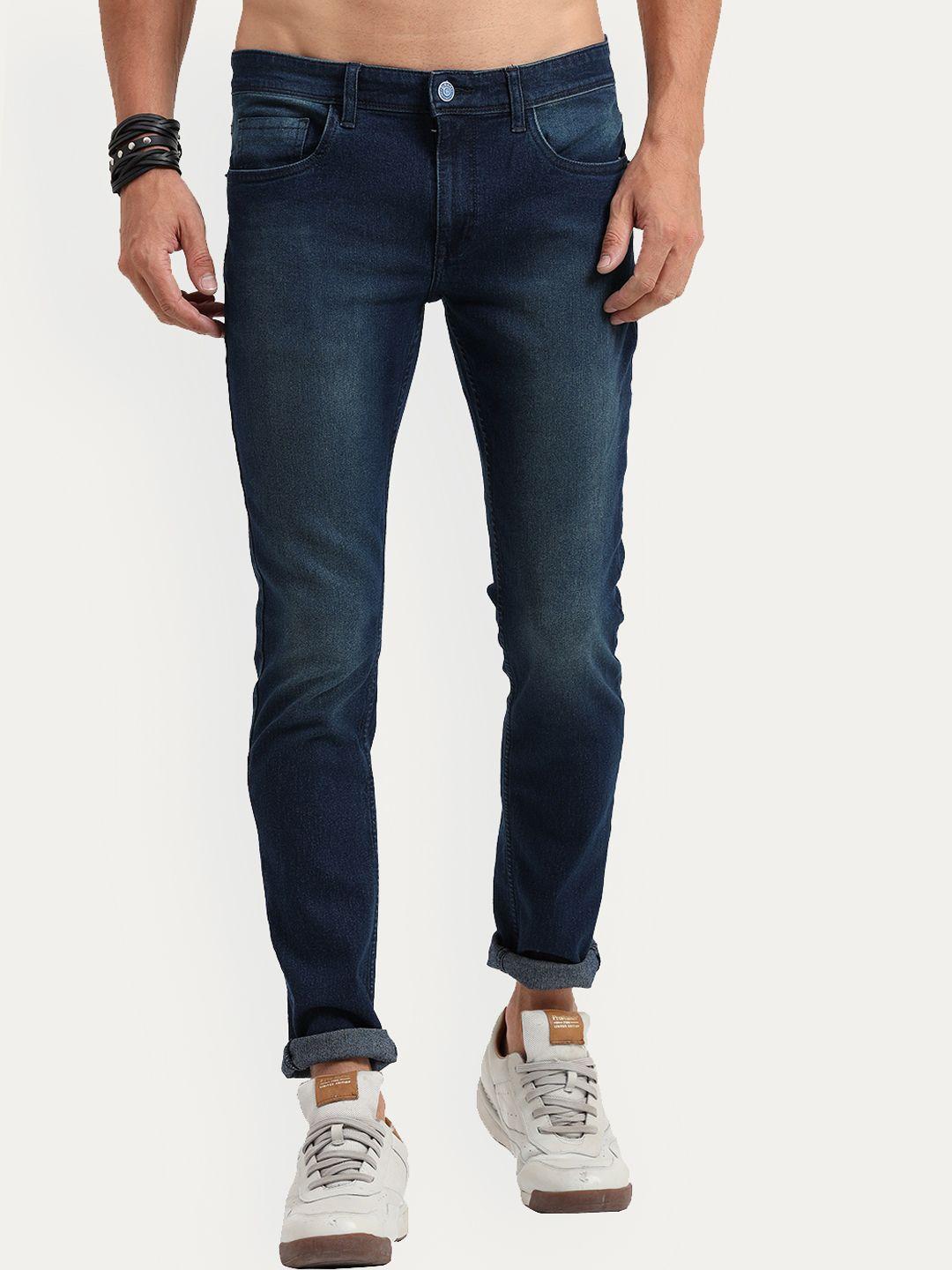 old grey men blue slim fit heavy fade jeans