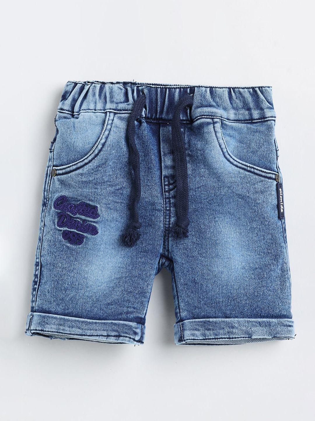 olio kids boys washed denim shorts technology
