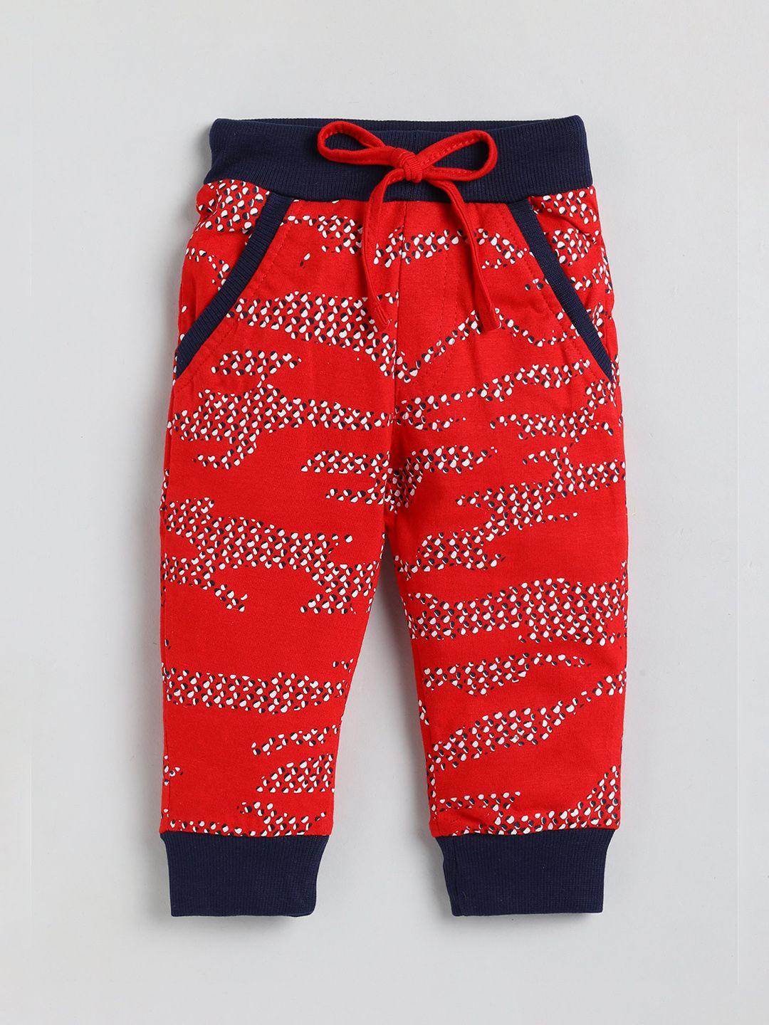 olio kids infant abstract printed cotton joggers