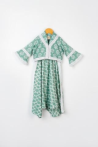 olive-green-cotton-co-ord-set-for-girls