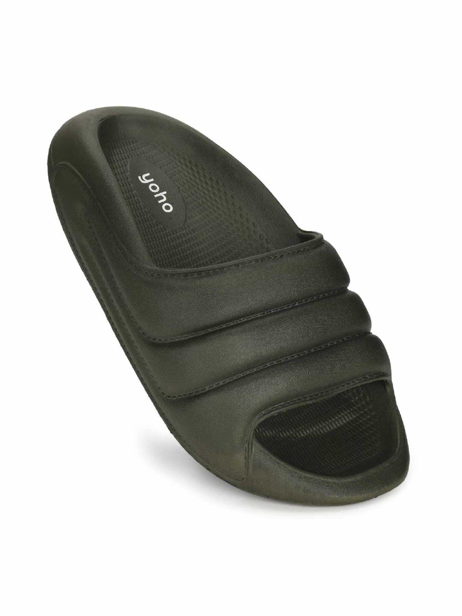 olive anti-slip sole sweat free super flexible dolphy eva sliders