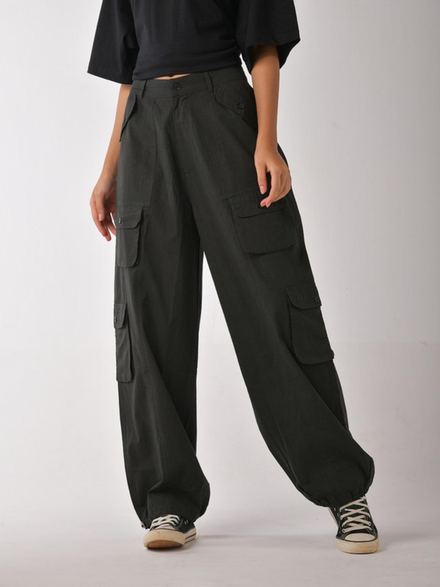 olive baggy fit cargo pant