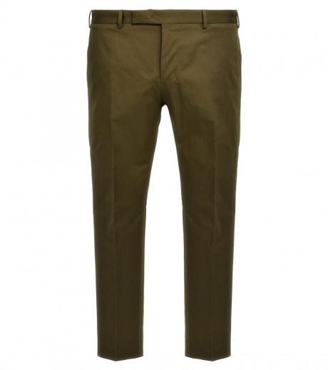 olive cotton pants