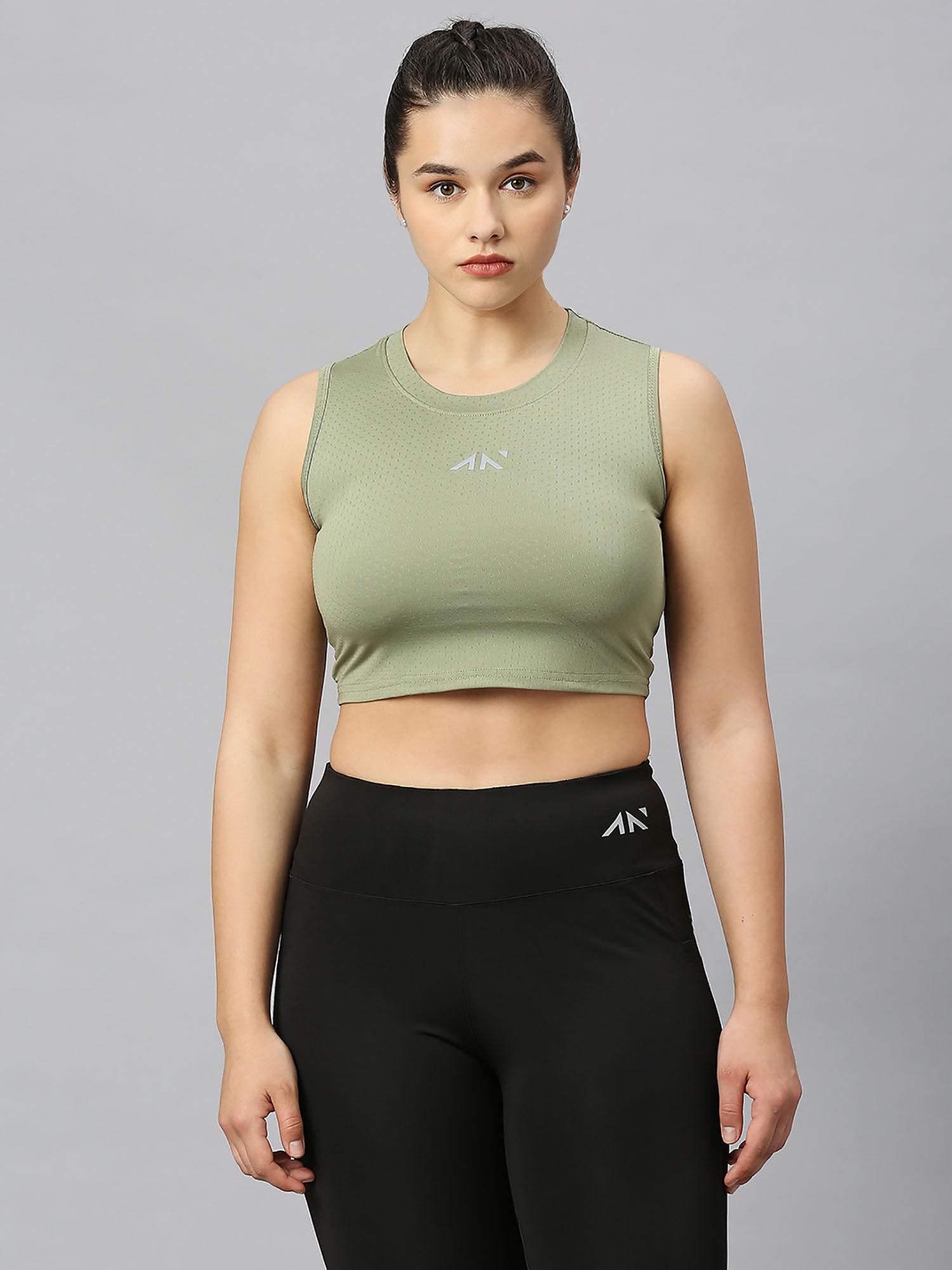 olive evo crop tank