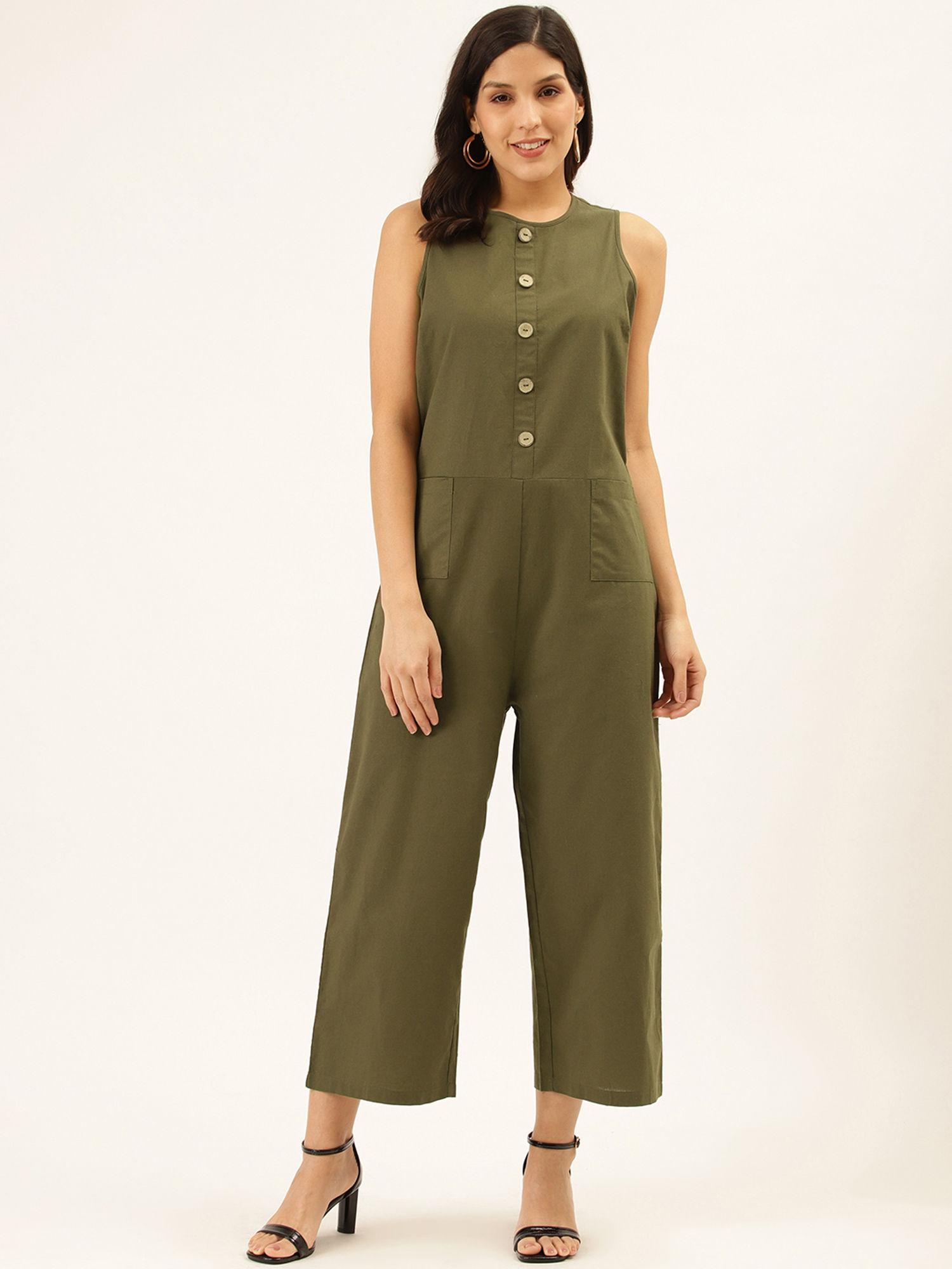 olive jumpsuit