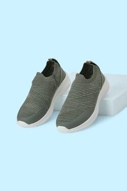 olive knit casual women sport shoes