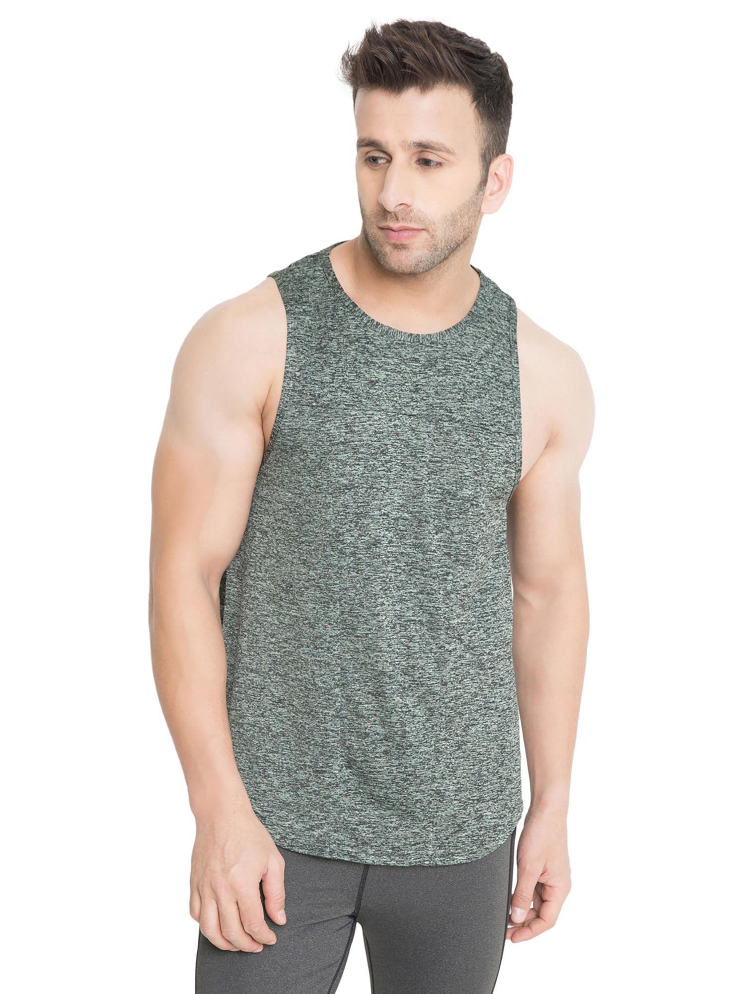 olive men gym tank tops olive