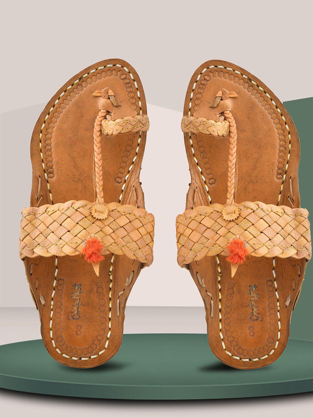 olive mist men tan ethnic leather comfort sandals