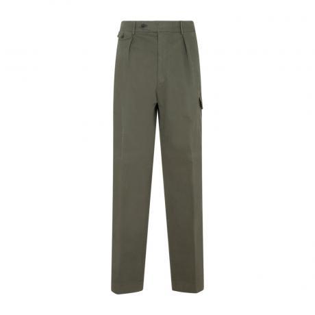 olive regular waist pants