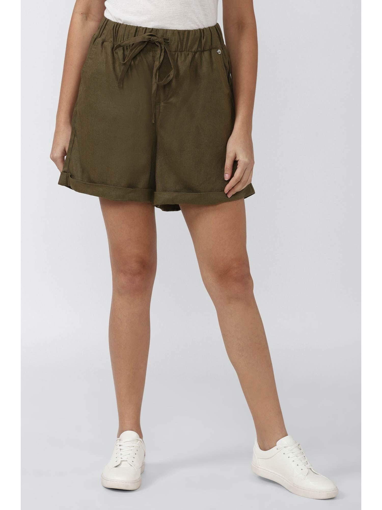 olive shorts