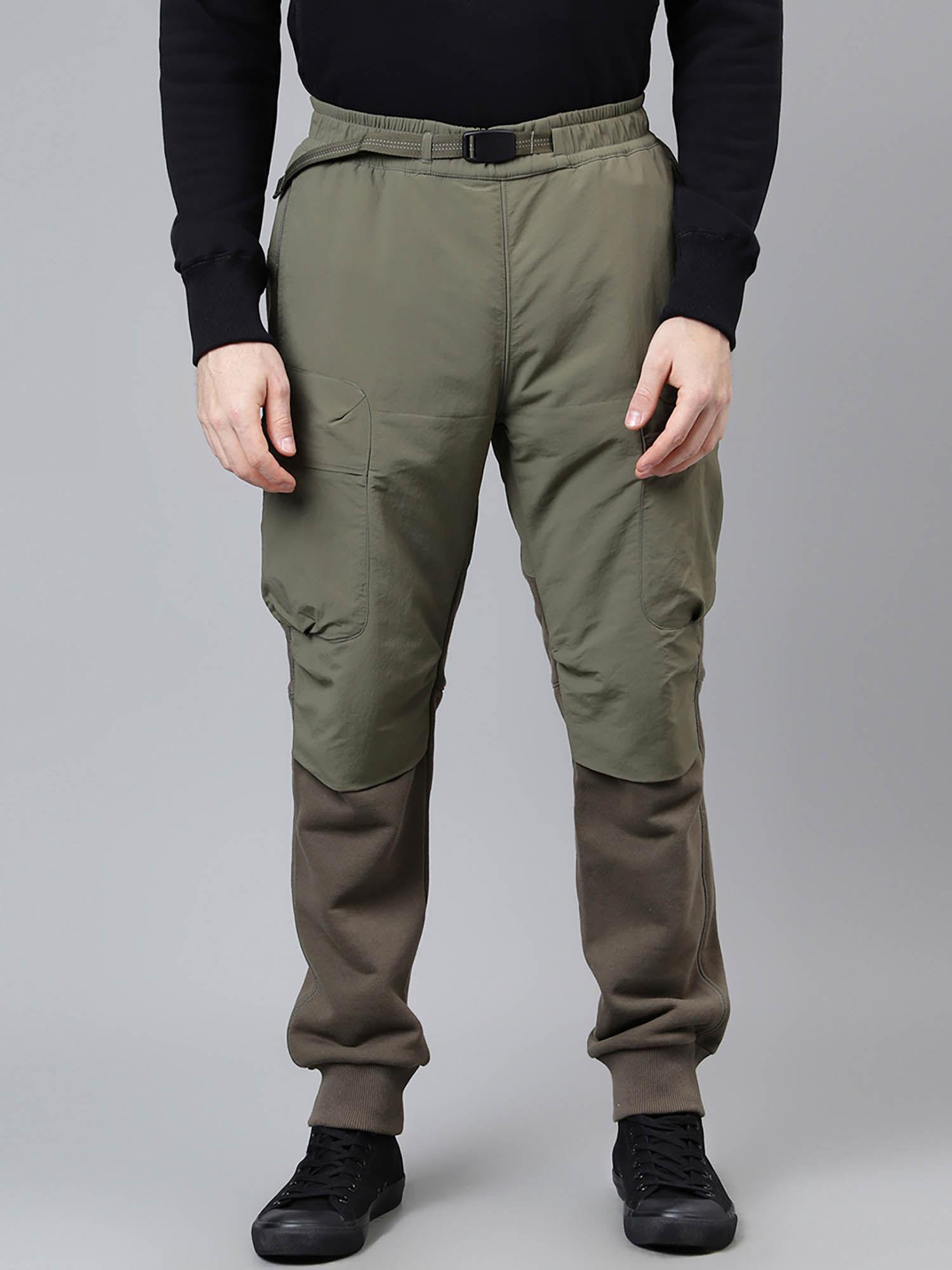 olive track pants